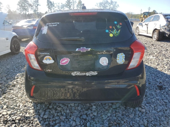 2020 Chevrolet Spark LS with VIN KL8CB6SA0LC411720, listed as a Copart auction lot 42366125 with 77,158 mi miles and Salvage Title. Bid and sale history available at carsss.com. Image 6.