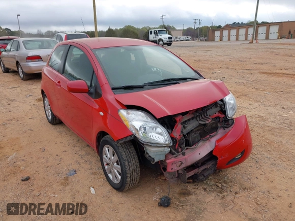 2009 Toyota Yaris with VIN JTDJT903595243068, listed as a IAAI auction lot 41899358 with 310,199 mi miles. Bid and sale history available at carsss.com. Image 1.