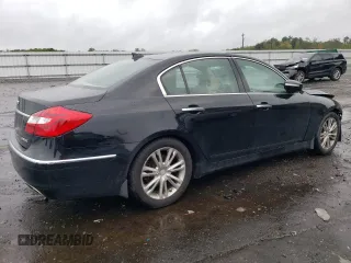 2013 Hyundai Genesis 3.8L with VIN KMHGC4DD6DU220845, listed as a Copart auction lot 71962964 with 106,762 mi miles and Salvage Title. Bid and sale history available at carsss.com. Image 3.
