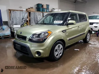 2012 Kia Soul with VIN KNDJT2A53C7398592, listed as a Copart auction lot 48163495 with 221,352 mi miles and Salvage Title. Bid and sale history available at carsss.com. Image 1.