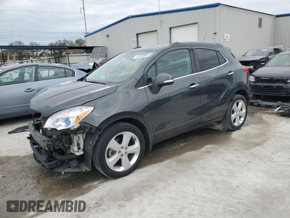 2016 Buick Encore Leather with VIN KL4CJCSB3GB733582, listed as a Copart auction lot 47000905 with 89,657 mi miles and Salvage Title. Bid and sale history available at DreamBid. Image 1.