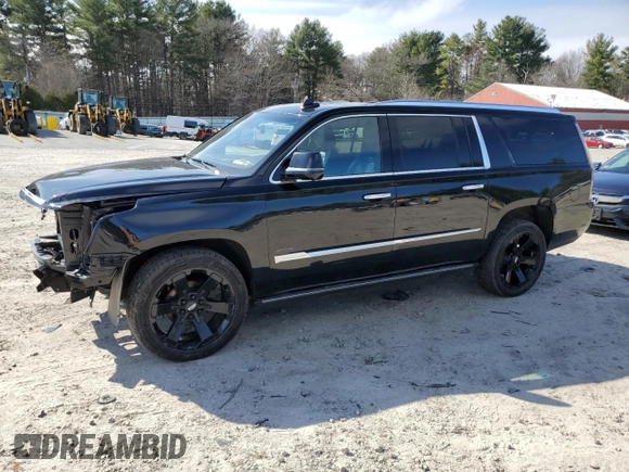 2018 Cadillac Escalade ESV Platinum z VIN 1GYS4KKJ1JR264186, wystawiony jako Copart lot #48252095 z przebiegiem 145 484 mil mil oraz Szkoda całkowita • Salvage title. Historia ofert i sprzedaży dostępna na DreamBid. Obrazek 1.