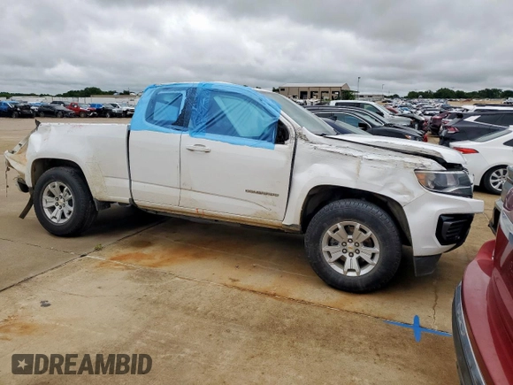 2022 Chevrolet Colorado 2WD LT with VIN 1GCHSCEA6N1118071, listed as a Copart auction lot 59572685 with 63,334 mi miles and Salvage title. Bid and sale history available at DreamBid. Image 4.