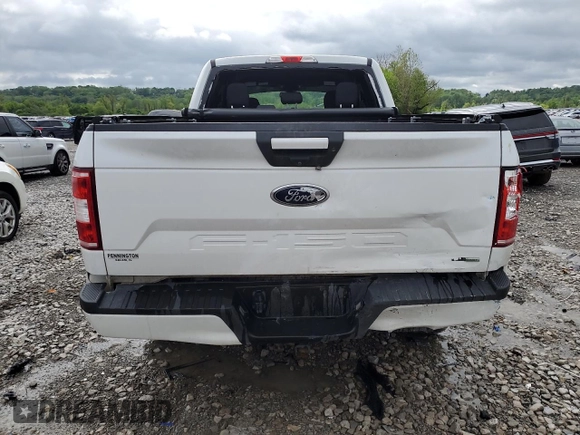 2018 Ford F-150 XL with VIN 1FTFX1EG2JFC83274, listed as a Copart auction lot 55134915 with 89,875 mi miles and Salvage title. Bid and sale history available at DreamBid. Image 6.