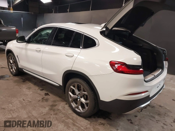 2020 BMW X4 xDrive30i with VIN 5UX2V1C08LLE68011, listed as a IAAI auction lot 41389958 with 119,391 mi miles. Bid and sale history available at carsss.com. Image 3.