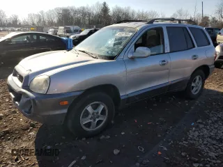 2004 Hyundai Santa Fe GLS with VIN KM8SC73D54U725708, listed as a Copart auction lot 46287865 with 56,032 mi miles and Clean Title. Bid and sale history available at carsss.com. Image 1.