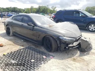 2021 BMW 8 Series M850i with VIN WBAGV8C00MCG65804, listed as a Copart auction lot 60445755 with 37,045 mi miles and Clean title. Bid and sale history available at DreamBid. Image 4.