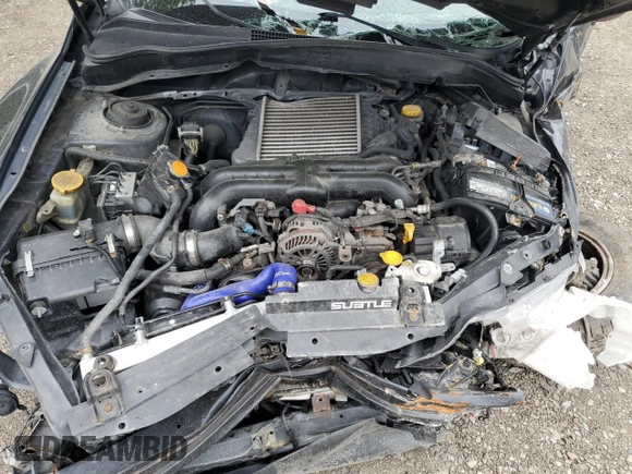 2013 Subaru WRX WRX with VIN JF1GR7E6XDG207752, listed as a Copart auction lot 60613035 with 155,468 mi miles and Salvage title. Bid and sale history available at DreamBid. Image 12.