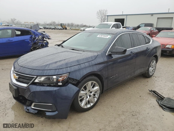 2017 Chevrolet Impala LS with VIN 1G11X5S33HU111286, listed as a Copart auction lot 42824645 with 171,388 mi miles and Salvage Title. Bid and sale history available at carsss.com. Image 1.