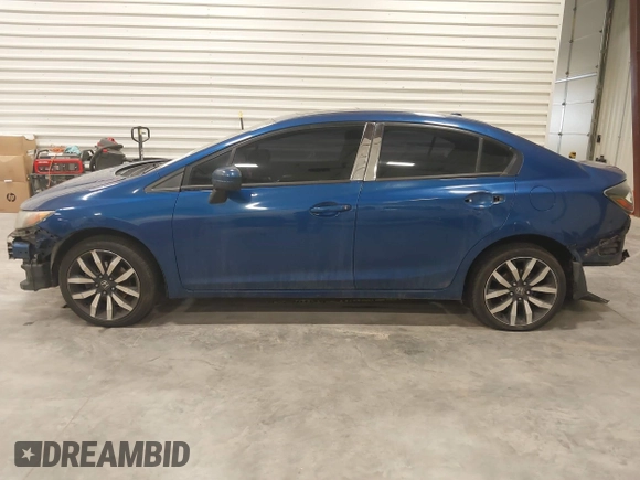 2015 Honda Civic Sedan EX-L with VIN 19XFB2F92FE206149, listed as a IAAI auction lot 41562377 with 153,303 mi miles. Bid and sale history available at carsss.com. Image 15.