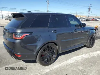 2021 Land Rover Range Rover Sport HSE Dynamic with VIN SALWR2SE8MA752154, listed as a Copart auction lot 68149574 with 50,640 mi miles and Salvage Title. Bid and sale history available at carsss.com. Image 3.