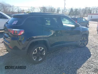2018 Jeep Compass Trailhawk with VIN 3C4NJDDB8JT309192, listed as a IAAI auction lot 40840838 with 80,887 mi miles and . Bid and sale history available at carsss.com. Image 4.