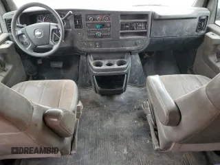 2008 Chevrolet Express Passenger with VIN 1GAHG39KX81194703, listed as a Copart auction lot 48727715 with 116,074 mi miles and Salvage title. Bid and sale history available at DreamBid. Image 8.