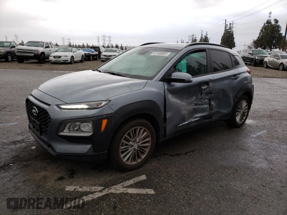 2020 Hyundai Kona SEL with VIN KM8K22AA5LU561406, listed as a Copart auction lot 41145653 with 32,471 mi miles. Bid and sale history available at carsss.com. Image 1.
