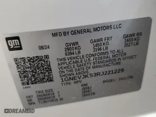 2024 Chevrolet Traverse AWD Z71 with VIN 1GNEVJKS3RJ221229, listed as a Copart auction lot 50611415 with 0 mi miles and Salvage Title. Bid and sale history available at carsss.com. Image 15.