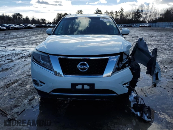 2015 Nissan Pathfinder Platinum z VIN 5N1AR2MM7FC714374, wystawiony jako Copart lot #41472025 z przebiegiem 114 027 mil mil oraz Szkoda całkowita • Salvage title. Historia ofert i sprzedaży dostępna na DreamBid. Obrazek 5.