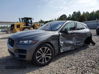 2017 Jaguar F-Pace 35t Premium with VIN SADCJ2BV0HA894638, listed as a Copart auction lot 58752885 with 77,299 mi miles and Salvage title. Bid and sale history available at DreamBid. Image 1.