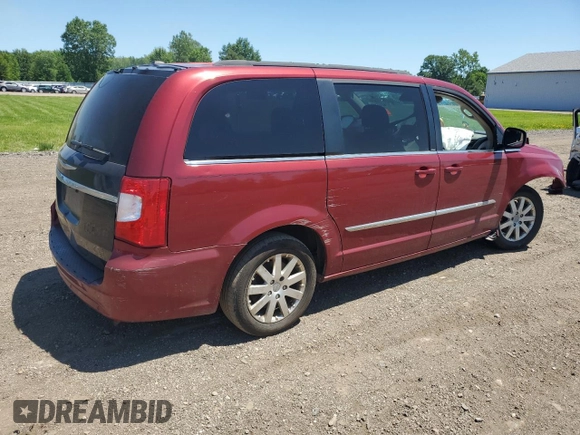 2013 Chrysler Town & Country Touring with VIN 2C4RC1BG5DR675451, listed as a Copart auction lot 73781824 with Not Provided miles and Salvage Title. Bid and sale history available at DreamBid. Image 3.
