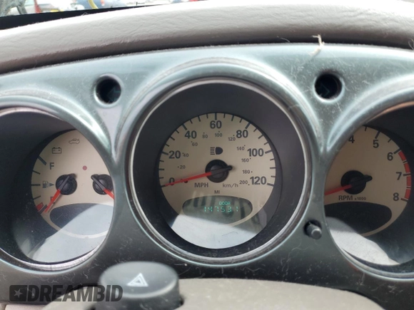 2004 Chrysler PT Cruiser Touring z VIN 3C4FY58B14T201288, wystawiony jako Copart lot #50751065 z przebiegiem 147 531 mil mil oraz Czysty tytuł • Clean title. Historia ofert i sprzedaży dostępna na DreamBid. Obrazek 9.