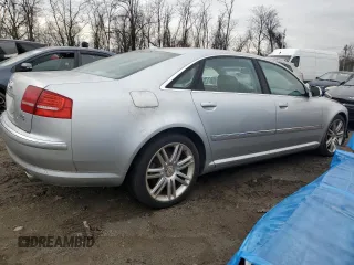 2008 Audi A8 4.2L z VIN WAUMV94E48N015819, wystawiony jako Copart lot #87915815 z przebiegiem 196 018 mil mil oraz Czysty tytuł • Clean title. Historia ofert i sprzedaży dostępna na DreamBid. Obrazek 3.