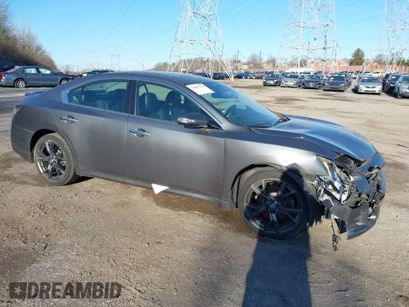 2014 Nissan Maxima S with VIN 1N4AA5APXEC470347, listed as a IAAI auction lot 41897154 with 101,459 mi miles and . Bid and sale history available at DreamBid. Image 1.