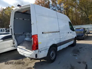 2021 Mercedes-Benz Sprinter Cargo with VIN W1Y4EBHY3MT057270, listed as a Copart auction lot 74331543 with 24,446 mi miles and . Bid and sale history available at carsss.com. Image 3.