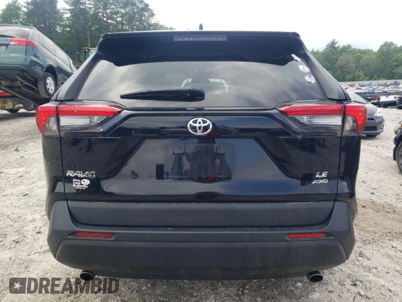 2021 Toyota RAV4 LE z VIN 2T3F1RFV4MC169584, wystawiony jako Copart lot #59655885 z przebiegiem 53 111 mil mil oraz Szkoda całkowita • Salvage title. Historia ofert i sprzedaży dostępna na DreamBid. Obrazek 6.