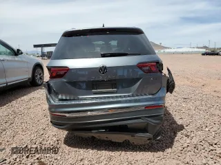2022 Volkswagen Tiguan SE with VIN 3VV2B7AX4NM056780, listed as a Copart auction lot 55173915 with 79,165 mi miles and Salvage title. Bid and sale history available at DreamBid. Image 6.