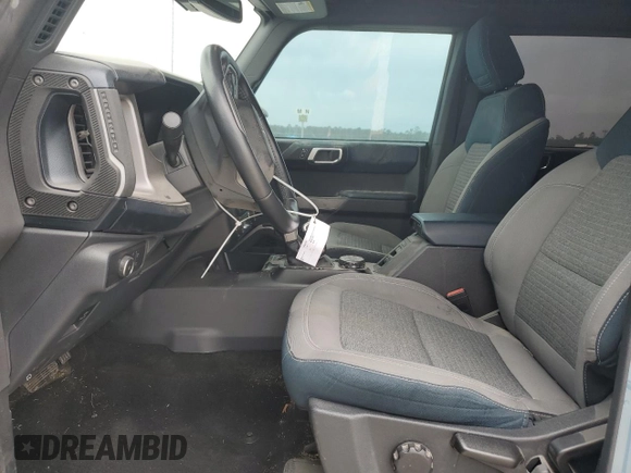 2022 Ford Bronco with VIN 1FMDE5BH1NLB59971, listed as a Copart auction lot 55136985 with 40,398 mi miles and Salvage Title. Bid and sale history available at carsss.com. Image 7.