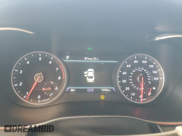 2020 Genesis G70 2.0T z VIN KMTG64LA5LU059925, wystawiony jako Copart lot #57105395 z przebiegiem 73 950 mil mil oraz Nie do naprawy • Non repairable. Historia ofert i sprzedaży dostępna na DreamBid. Obrazek 9.