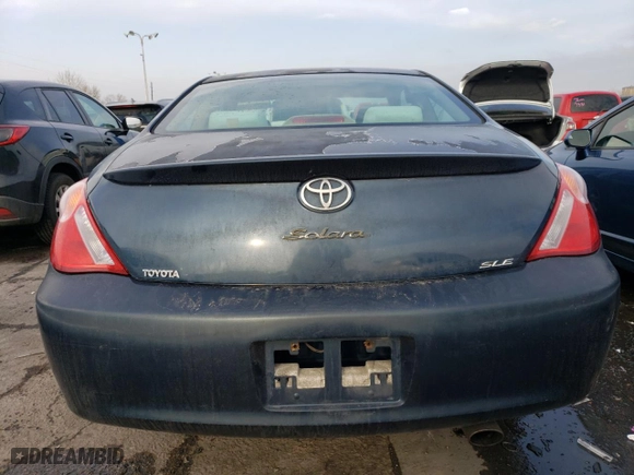 2004 Toyota Camry Solara SE with VIN 4T1CE30P94U828538, listed as a Copart auction lot 45795205 with 216,537 mi miles and Salvage Title. Bid and sale history available at carsss.com. Image 6.