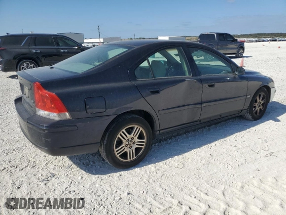 2005 Volvo S60 with VIN YV1RH592652464532, listed as a Copart auction lot 45497205 with 141,044 mi miles and Clean Title. Bid and sale history available at carsss.com. Image 3.