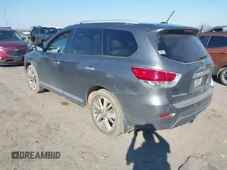 2015 Nissan Pathfinder SL with VIN 5N1AR2MM2FC668260, listed as a IAAI auction lot 41666222 with 196,800 mi miles and . Bid and sale history available at DreamBid. Image 3.