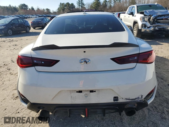 2018 Infiniti Q60 Luxe with VIN JN1EV7EK8JM340696, listed as a Copart auction lot 52930295 with 111,375 mi miles and Salvage Title. Bid and sale history available at carsss.com. Image 6.