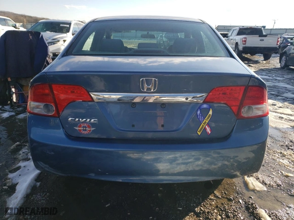 2010 Honda Civic Sdn DX-VP with VIN 19XFA1F3XAE085162, listed as a Copart auction lot 88076485 with 148,213 mi miles and Salvage Title. Bid and sale history available at carsss.com. Image 6.