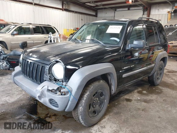 2003 Jeep Liberty Sport with VIN 1J4GL48K53W583860, listed as a IAAI auction lot 41632528 with 162,235 mi miles. Bid and sale history available at carsss.com. Image 17.