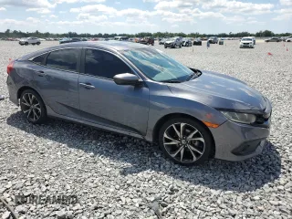 2019 Honda Civic Sedan Sport with VIN 2HGFC2F86KH590862, listed as a Copart auction lot 53089135 with 83,551 mi miles and Non Repairable. Bid and sale history available at carsss.com. Image 4.