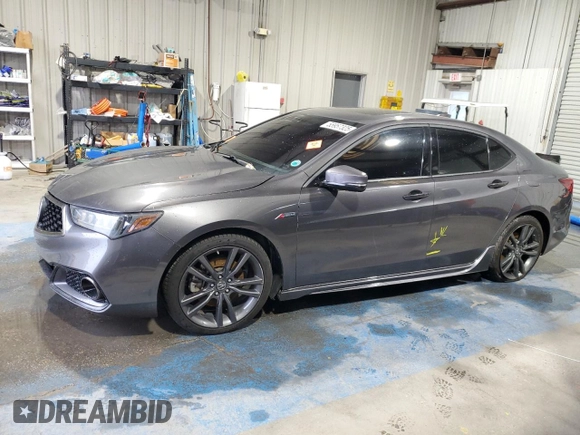 2020 Acura TLX w/A-Spec Pkg with VIN 19UUB1F6XLA000519, listed as a Copart auction lot 55957325 with Not provided miles and Non repairable. Bid and sale history available at DreamBid. Image 1.