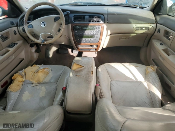 2000 Mercury Sable LS Premium with VIN 1MEFM59S1YA600756, listed as a Copart auction lot 78743334 with 163,595 mi miles and Salvage Title. Bid and sale history available at carsss.com. Image 8.
