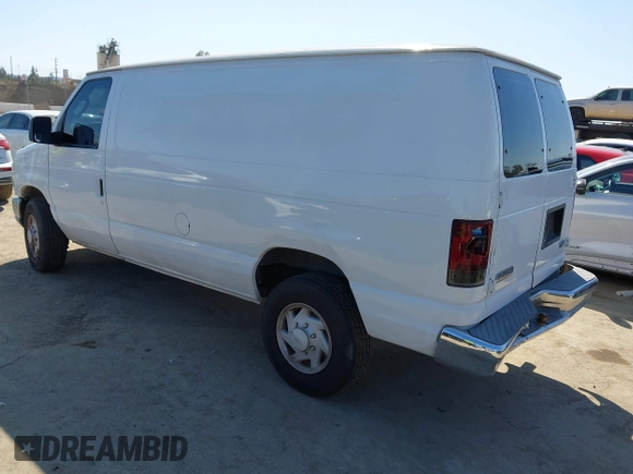 2008 Ford Econoline Cargo Commercial with VIN 1FTNE24L28DA02389, listed as a IAAI auction lot 41850693 with 243,259 mi miles and . Bid and sale history available at DreamBid. Image 3.