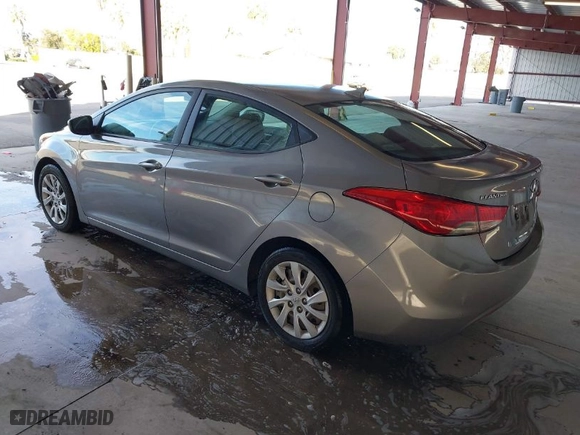 2012 Hyundai Elantra GLS PZEV with VIN KMHDH4AE5CU235756, listed as a IAAI auction lot 41312506 with 118,621 mi miles. Bid and sale history available at carsss.com. Image 3.