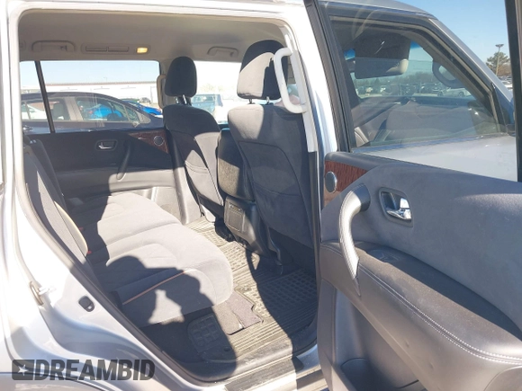 2017 Nissan Armada SV with VIN JN8AY2NC7H9505296, listed as a IAAI auction lot 41040388 with 1 mi miles. Bid and sale history available at carsss.com. Image 8.