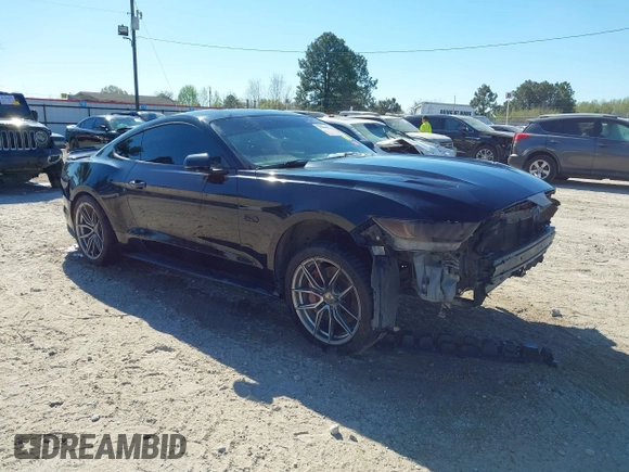 2016 Ford Mustang GT with VIN 1FA6P8CFXG5271476, listed as a IAAI auction lot 41768721 with 156,792 mi miles. Bid and sale history available at carsss.com. Image 1.