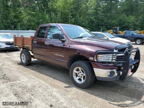 2005 Dodge Ram 1500 SLT with VIN 1D7HU18D45S174627, listed as a Copart auction lot 49335455 with 201,306 mi miles and Non Repairable. Bid and sale history available at carsss.com. Image 4.