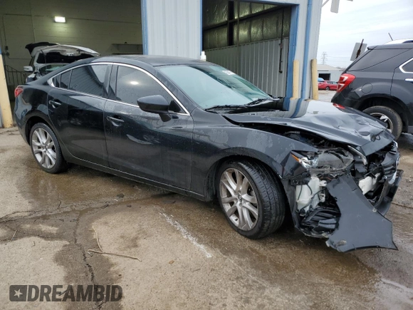 2015 Mazda 6 i Touring with VIN JM1GJ1V58F1185729, listed as a Copart auction lot 43394735 with 101,167 mi miles and Salvage Title. Bid and sale history available at DreamBid. Image 4.