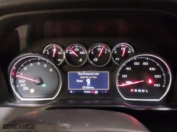 2019 Chevrolet Silverado 1500 LT with VIN 1GCUYDED9KZ121072, listed as a IAAI auction lot 41391898 with 94,456 mi miles. Bid and sale history available at carsss.com. Image 7.