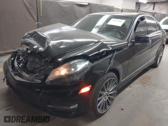 2014 Mercedes-Benz C 250 Sport with VIN WDDGF4HB9EA954859, listed as a IAAI auction lot 42027885 with 64,223 mi miles and . Bid and sale history available at carsss.com. Image 17.