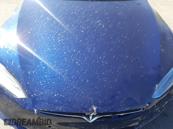 2017 Tesla Model S 100D with VIN 5YJSA1E25HF222360, listed as a Copart auction lot 56799165 with Not provided miles and Salvage title. Bid and sale history available at DreamBid. Image 12.