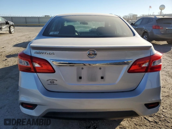 2019 Nissan Sentra S with VIN 3N1AB7APXKY336270, listed as a Copart auction lot 83549184 with 211,022 mi miles and Salvage Title. Bid and sale history available at carsss.com. Image 6.