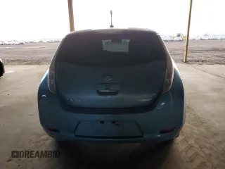 2011 Nissan LEAF SL with VIN JN1AZ0CPXBT001891, listed as a Copart auction lot 87545915 with 100,430 mi miles and Clean Title. Bid and sale history available at carsss.com. Image 6.